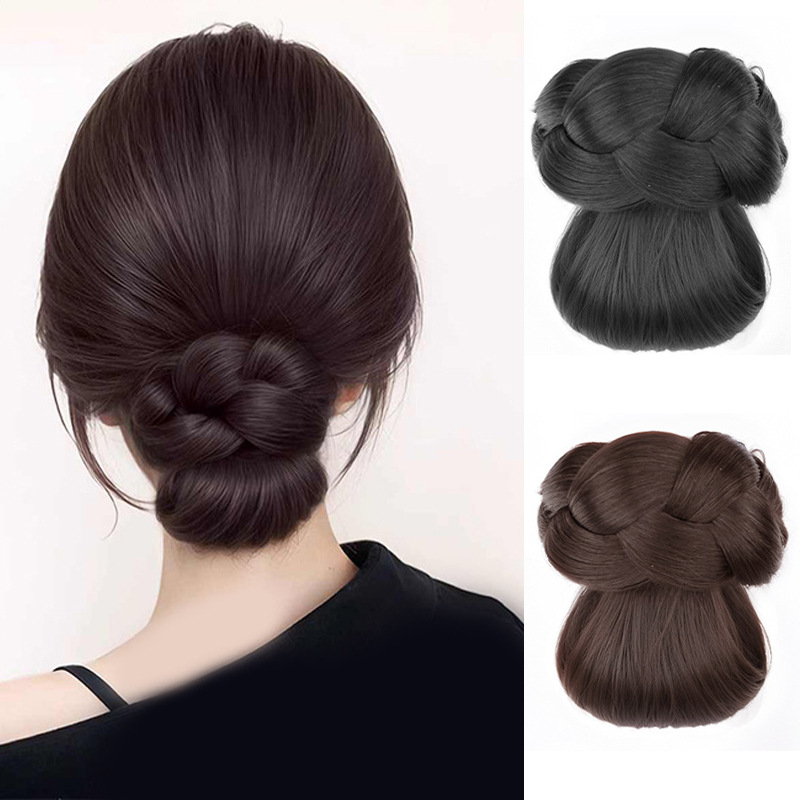 Claw Clip Messy Bun Hair Piece - Синтетические аксессуары для волос, прическа в