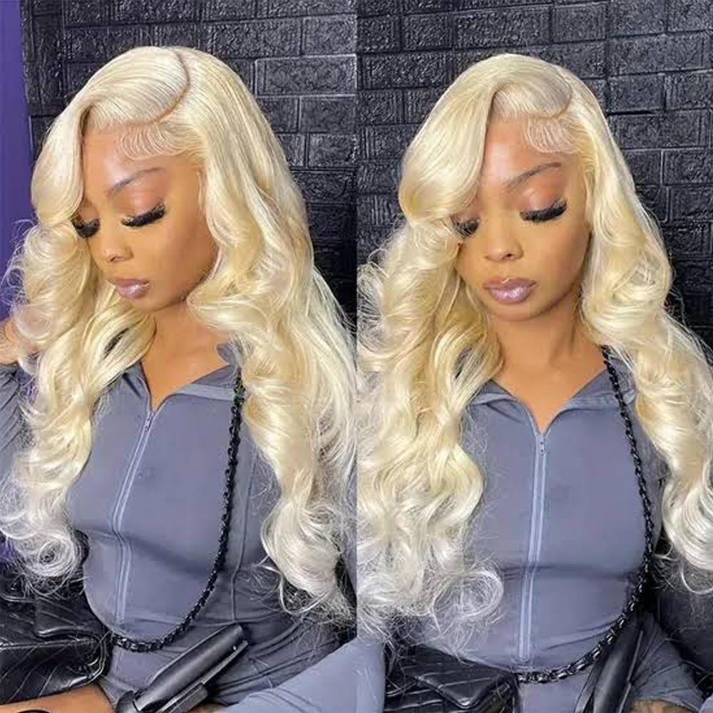 613 Blonde Body Wave Lace Front Wig - Парики из натуральных волос с прозрачным