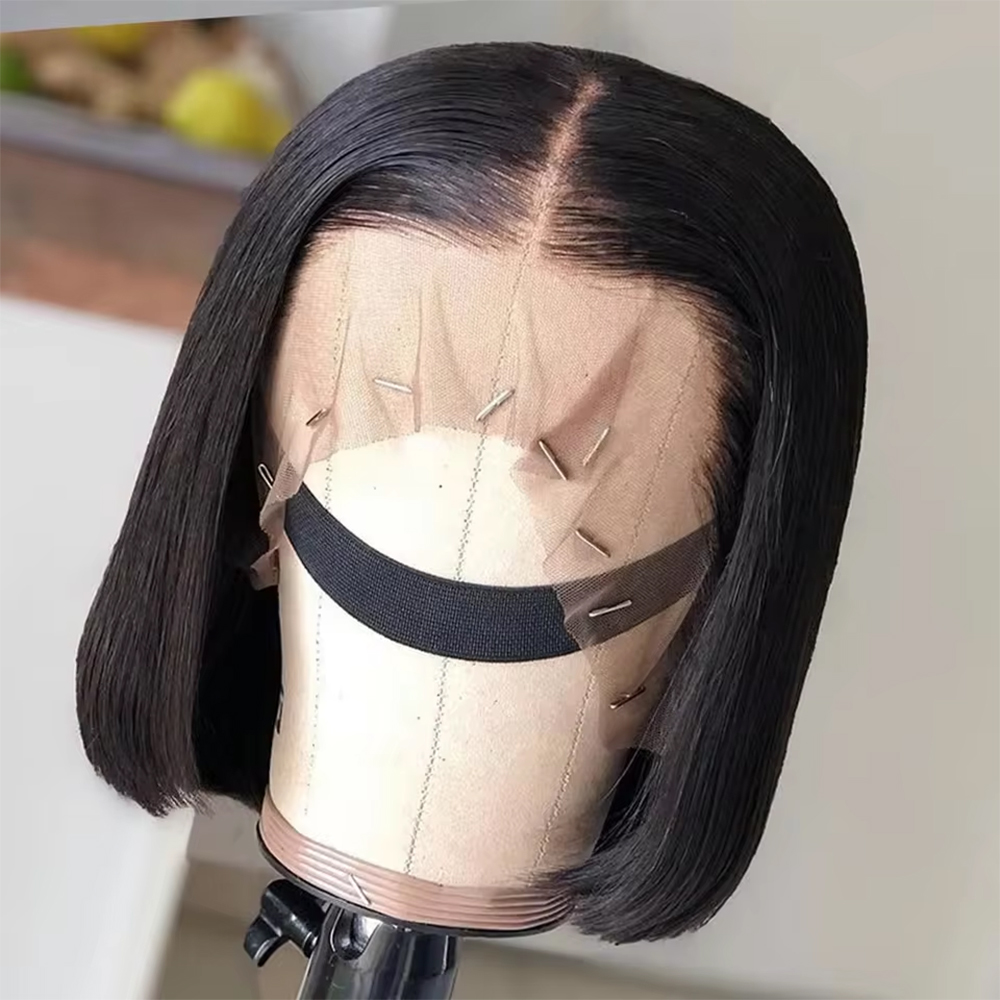 Glueless Wear And Go Human Hair Wig - Вьетнамский парик-фронтал из натуральных волос, прямой,