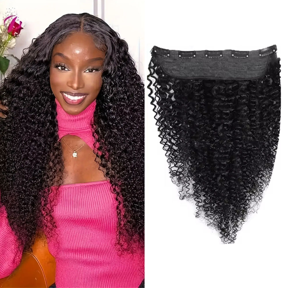 Seamless Clip In Hair Extensions Human Hair - 1 шт. заколки в цельном наращивании