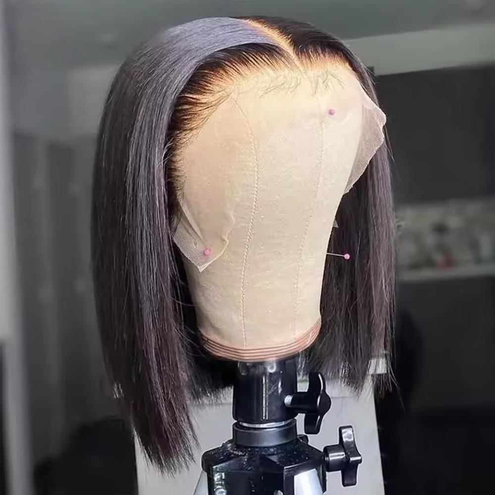 Glueless Wear And Go Human Hair Wig - Парик-каре из натуральных человеческих волос, 200%