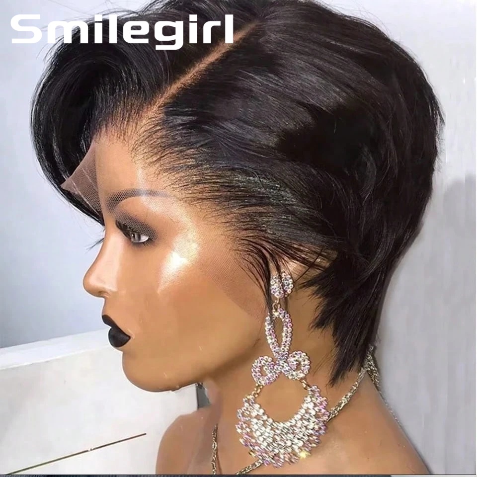 Short Pixie Cut Wig Human Hair Cheap - Короткий недорогой оптовый парик пикси-кёрл из