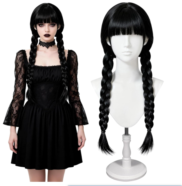Synthetic Braided Wigs For Black Women - Длинные готические парики для косплея, женские