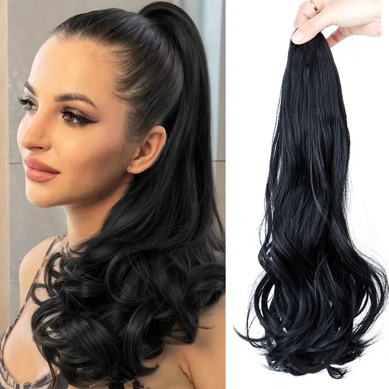 Synthetic Braided Wigs For Black Women - Синтетические длинные вьющиеся волосы для наращивания