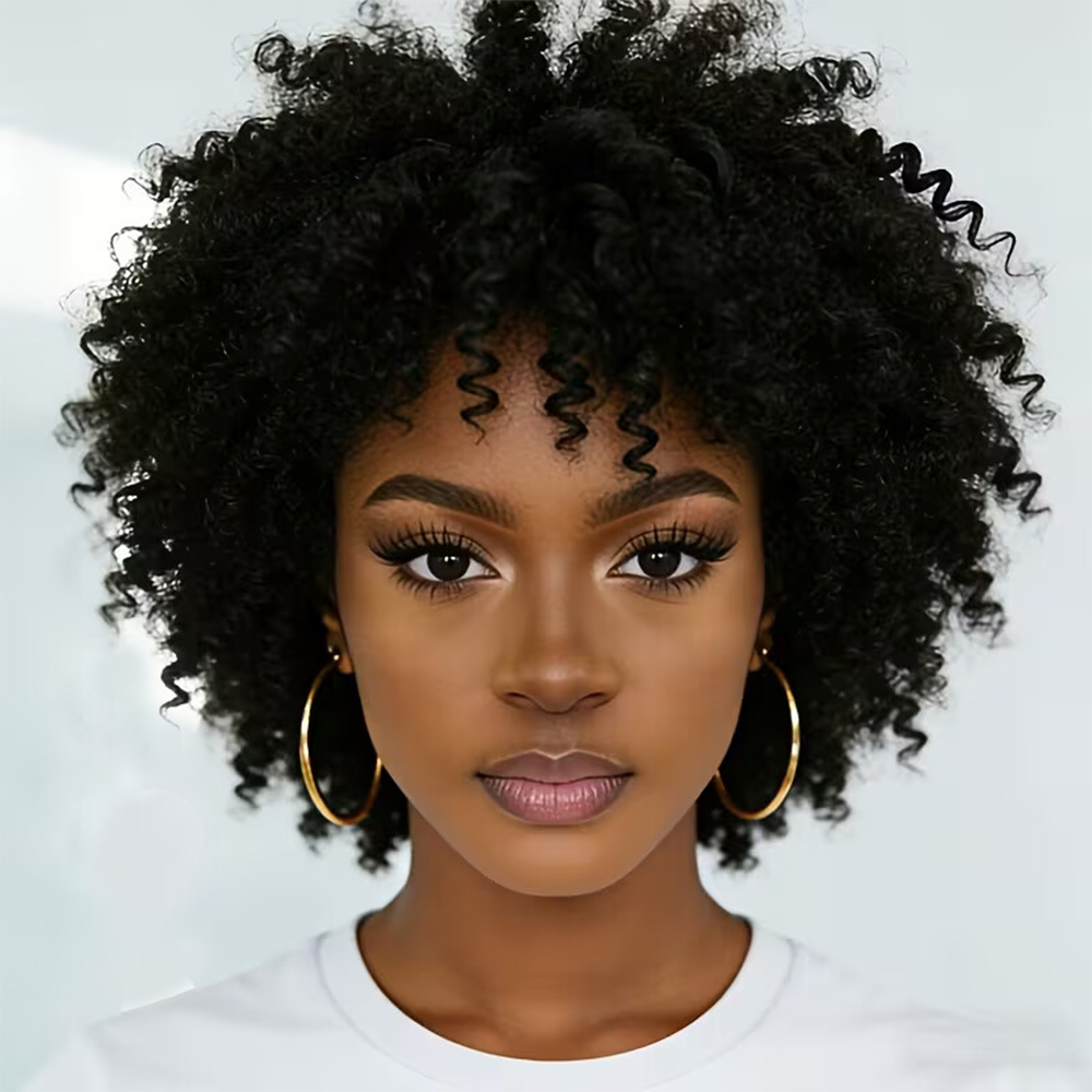 Short Pixie Cut Wig Human Hair Cheap - Парики из натуральных человеческих волос, короткие,