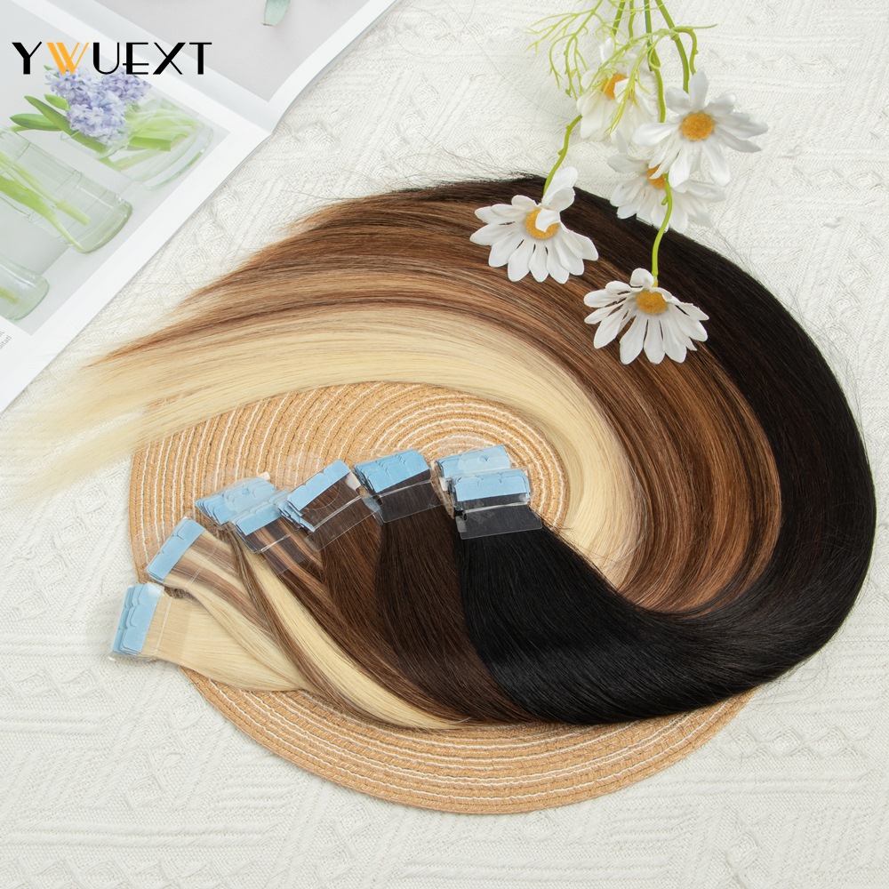 10 шт./упаковка, невидимые пря – обзор и цена Invisible Tape In Extensions Real Hair