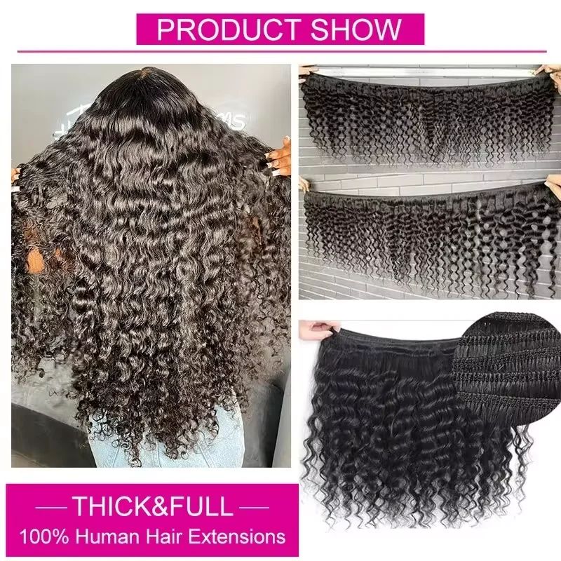Наборы волос Deep Wave из 100% – обзор и цена Deep Wave 3 Bundles With Closure