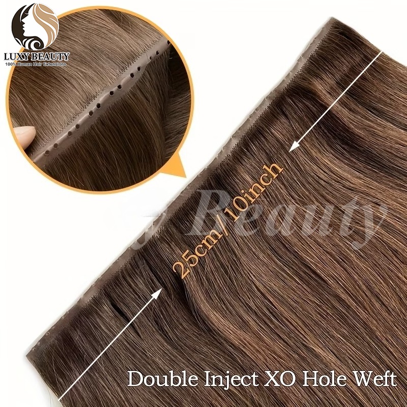 Натуральные прямые невидимые т – обзор и цена Invisible Tape In Extensions Real Hair