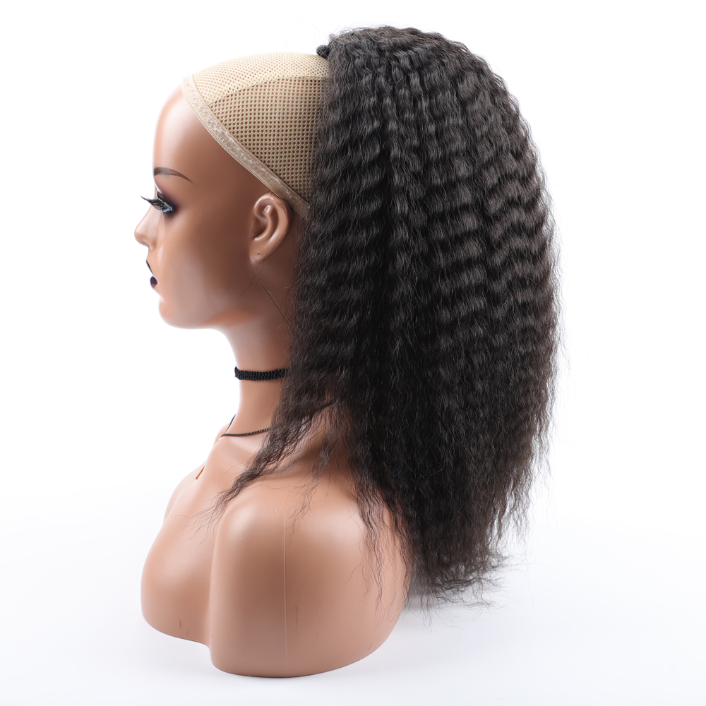 Искусственный синтетический хв – обзор и цена Drawstring Afro Curly Puff Ponytail