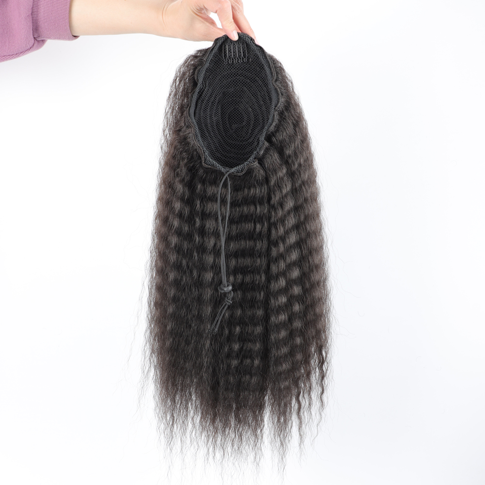 Искусственный синтетический хв – обзор и цена Drawstring Afro Curly Puff Ponytail