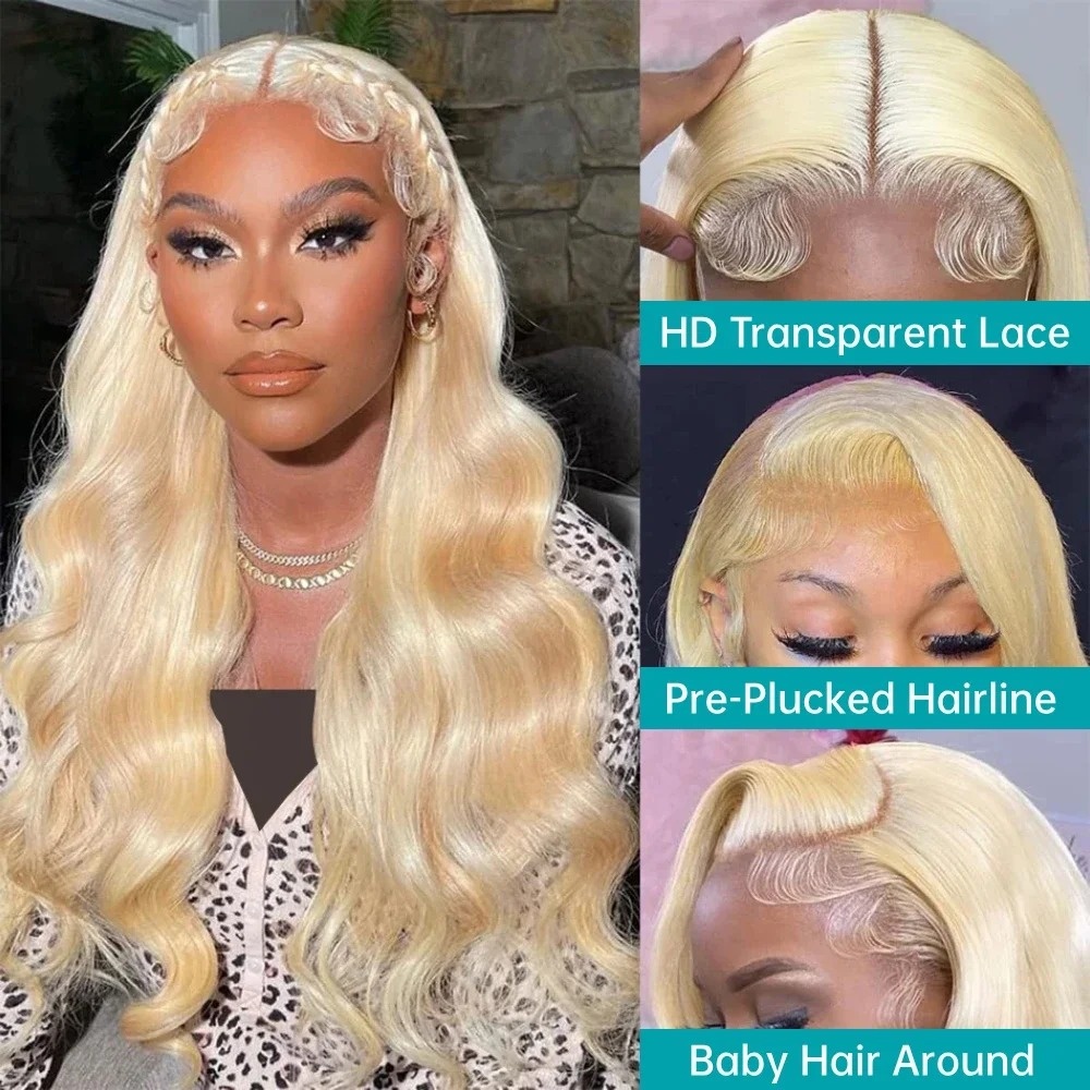 Парик из натуральных волос 613 – обзор и цена 613 Blonde Body Wave Lace Front Wig
