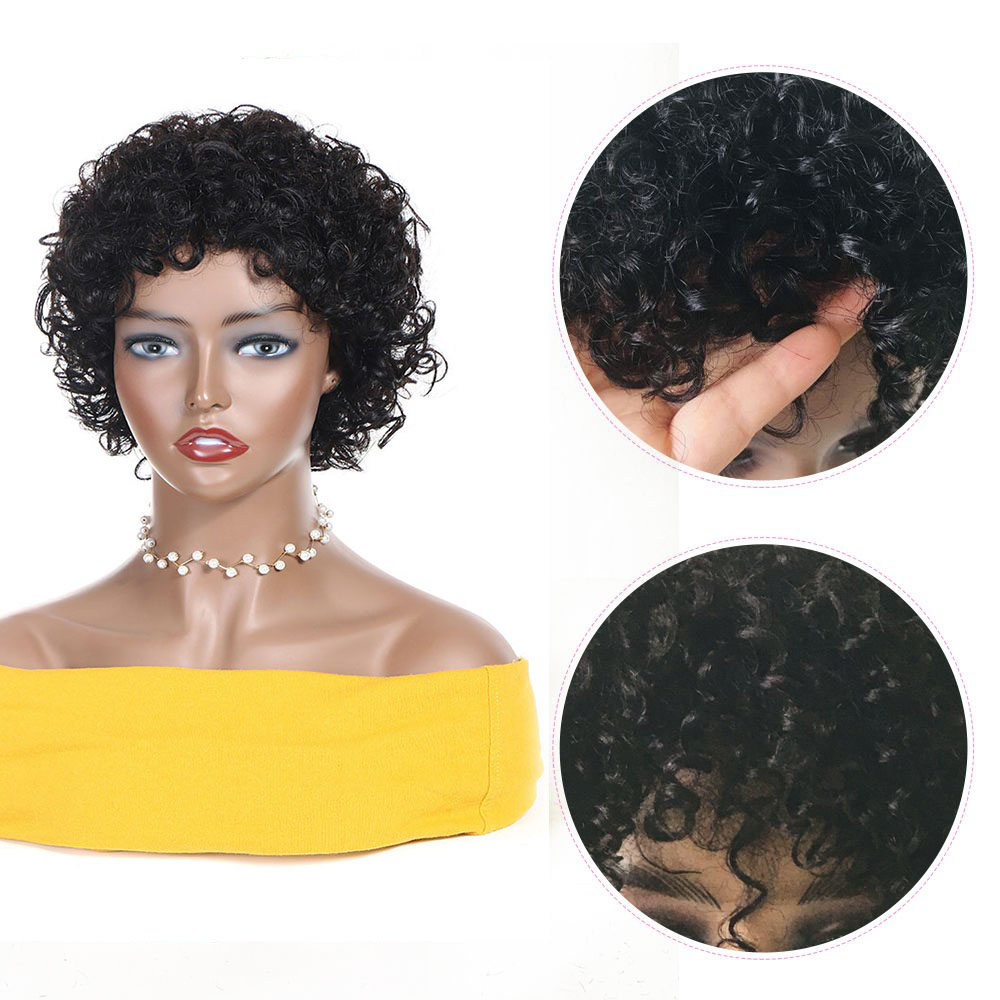 Короткий парик с стрижкой пикс – обзор и цена Short Pixie Cut Wig Human Hair Cheap