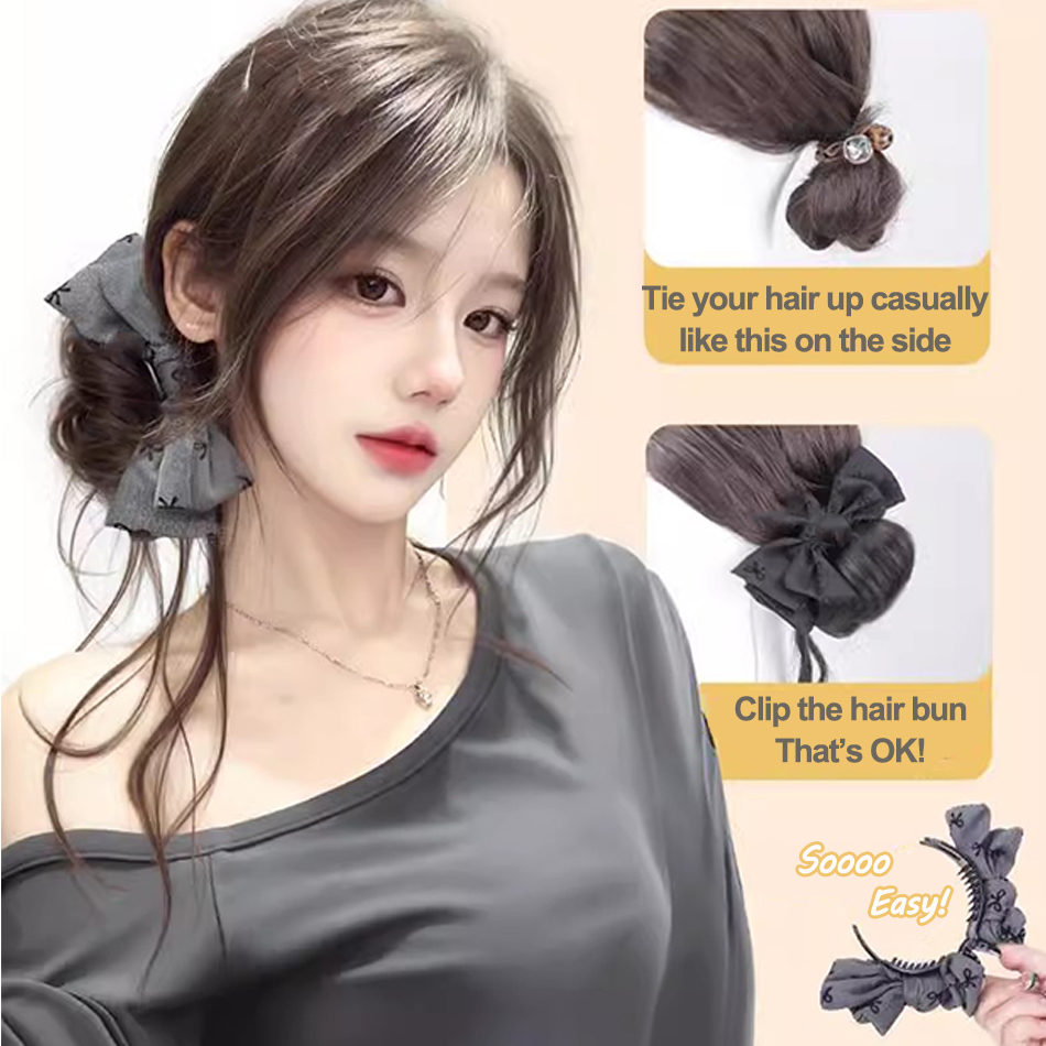 Синтетические волосы, пучок, н – обзор и цена Claw Clip Messy Bun Hair Piece