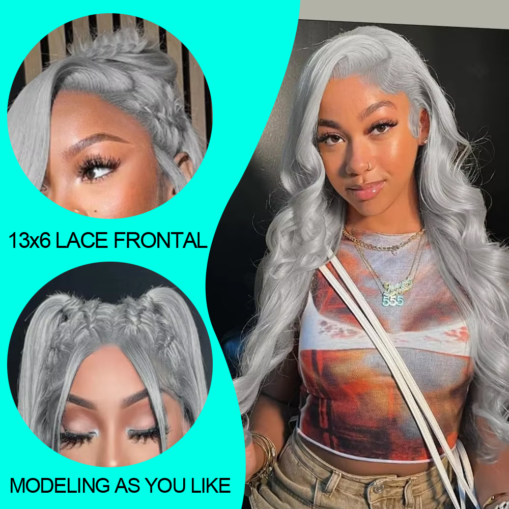 Косплей Объемная волна Серебри – обзор и цена 613 Blonde Body Wave Lace Front Wig