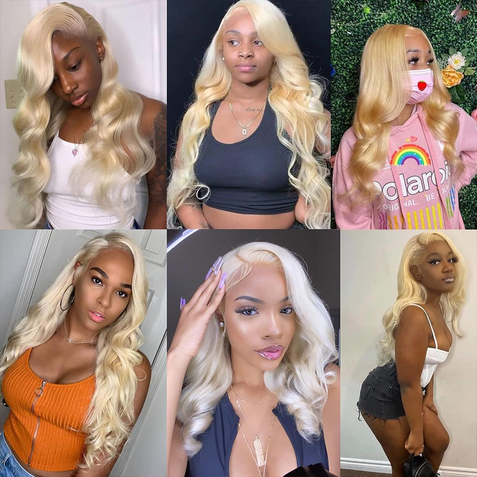 Парик с HD-кружевной передней  – обзор и цена 613 Blonde Body Wave Lace Front Wig
