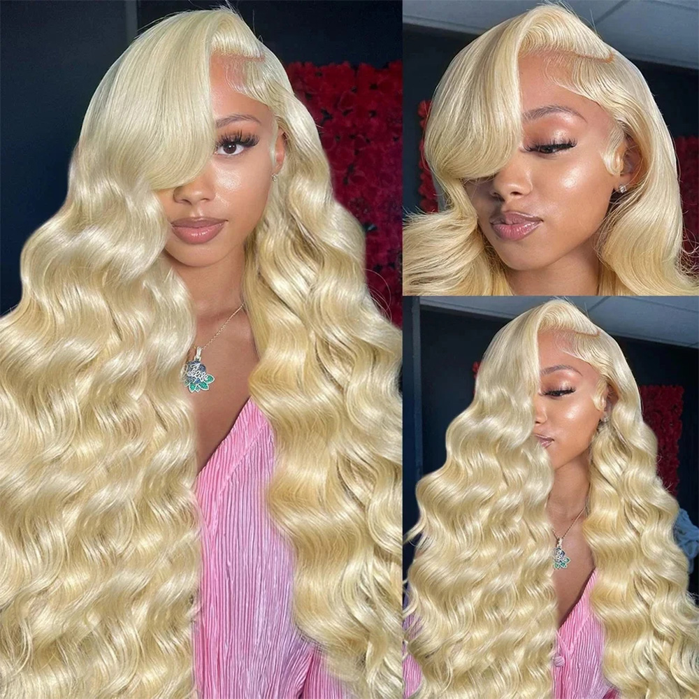 613 13x6 HD прозрачный кружевн – обзор и цена 613 Blonde Body Wave Lace Front Wig
