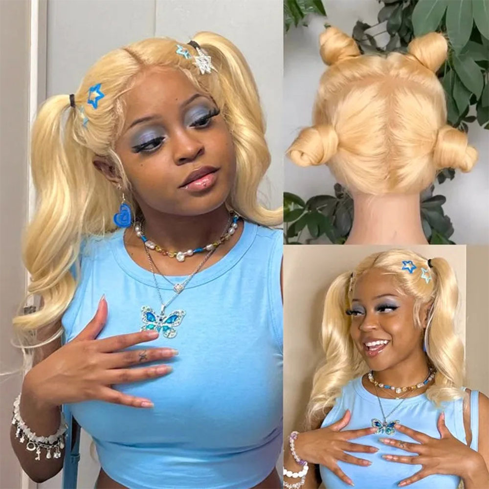 Парик из натуральных волос 613 – обзор и цена 613 Blonde Body Wave Lace Front Wig