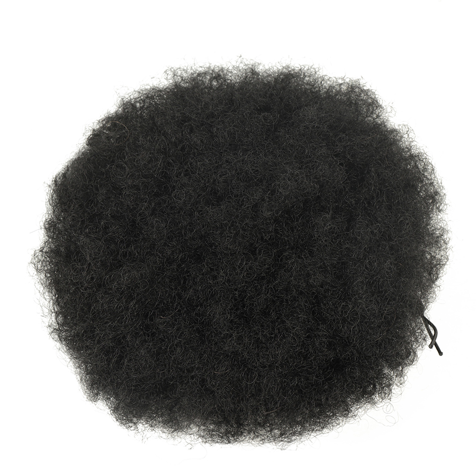 Афро-пушистый хвост на шнурке, – обзор и цена Drawstring Afro Curly Puff Ponytail