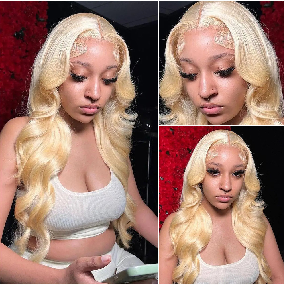 13x4 13x6 HD прозрачный кружев – обзор и цена 613 Blonde Body Wave Lace Front Wig