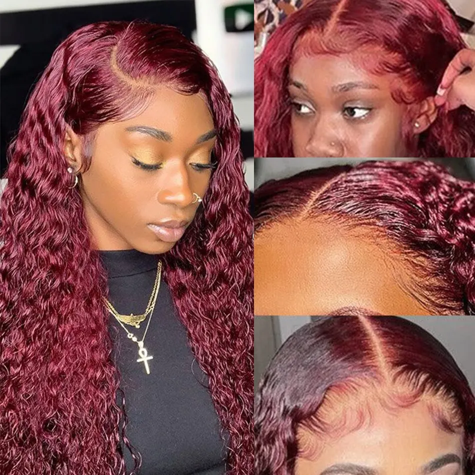 Парик из натуральных волос 99J – обзор и цена Lace Front Wigs