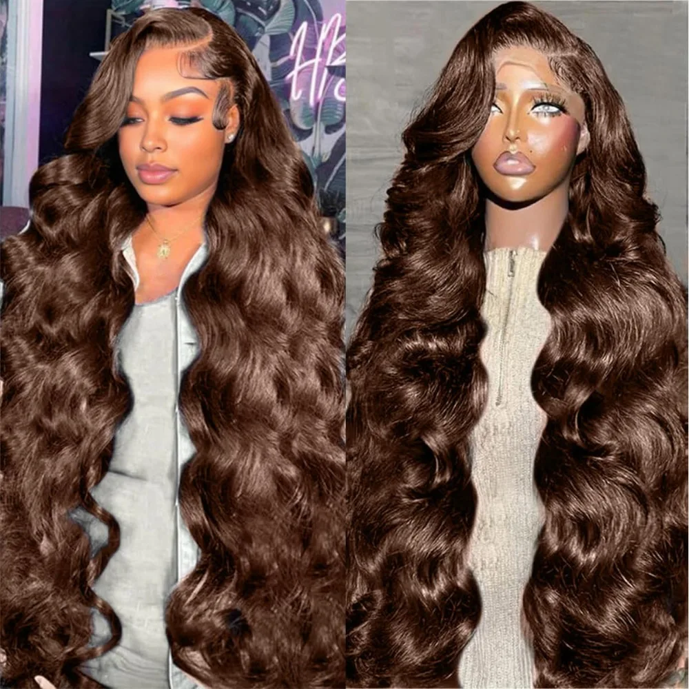 Шоколад # Парик Body Wave из 1 – обзор и цена Hd Lace Frontal Wig Human Hair Pre Plucked