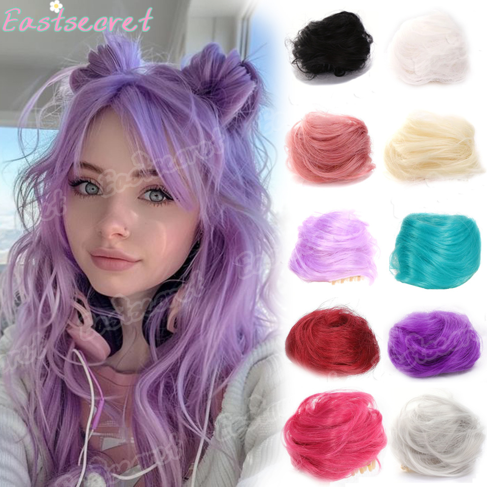 Женский синтетический пучок дл – обзор и цена Claw Clip Messy Bun Hair Piece