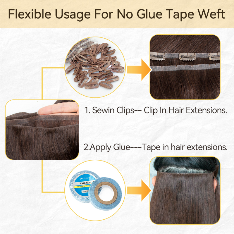 Невидимая длинная лента из иск – обзор и цена Invisible Tape In Extensions Real Hair