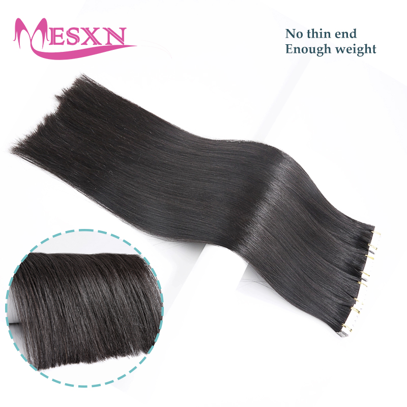 Прямые Мини-ленты для наращива – обзор и цена Invisible Tape In Extensions Real Hair