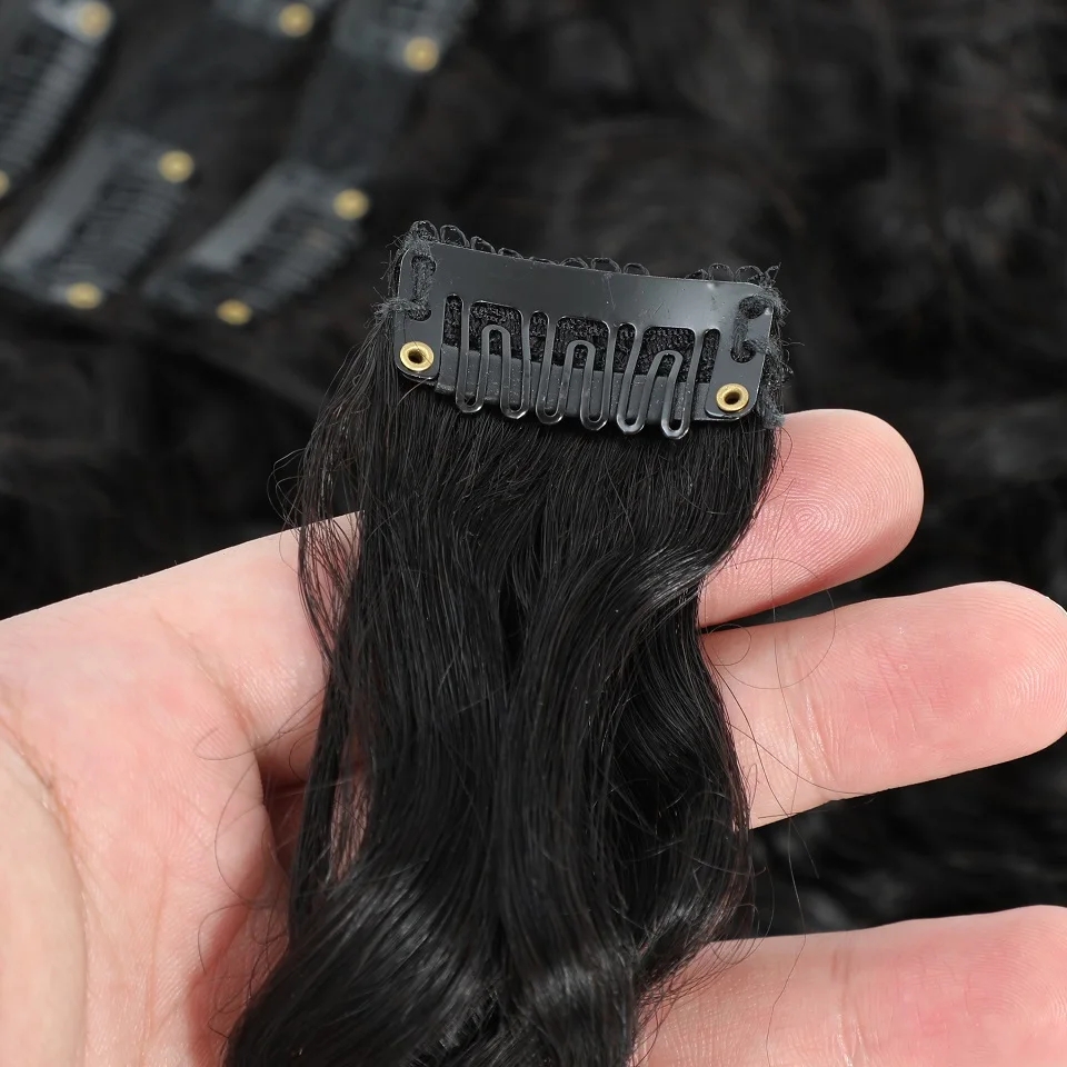 Накладные пряди для волос с во – обзор и цена Seamless Clip In Hair Extensions Human Hair