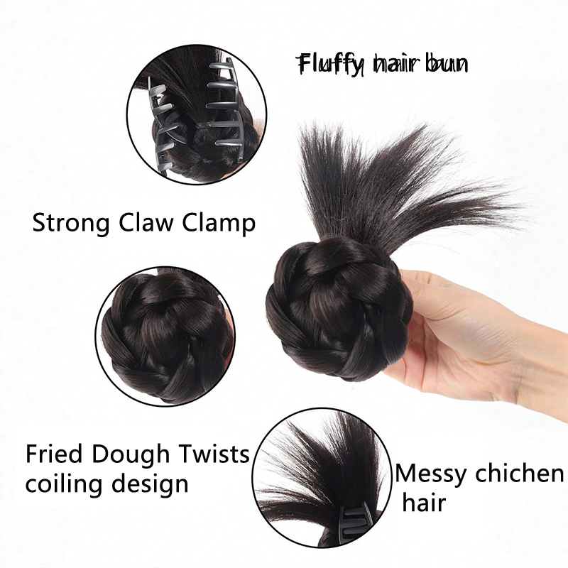 Пушистый, шероховатый, небрежн – обзор и цена Claw Clip Messy Bun Hair Piece