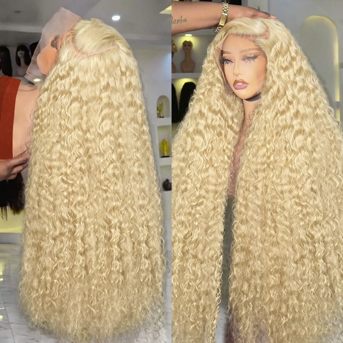 Парик с глубокими волнами 613, – обзор и цена Lace Front Wigs