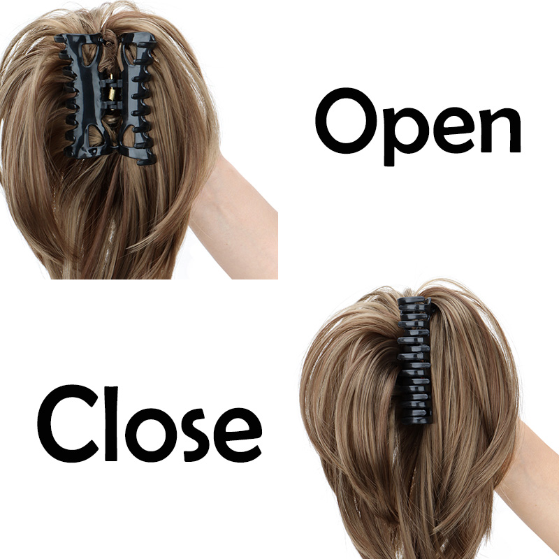 WIGSIN синтетические резинки д – обзор и цена Claw Clip Messy Bun Hair Piece