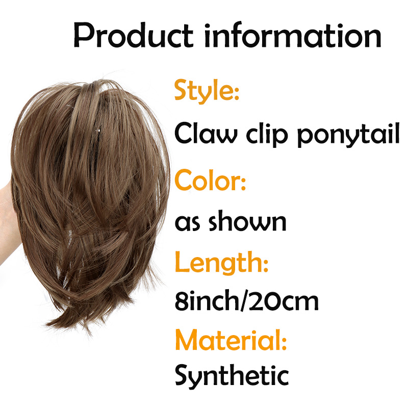 WIGSIN синтетические резинки д – обзор и цена Claw Clip Messy Bun Hair Piece