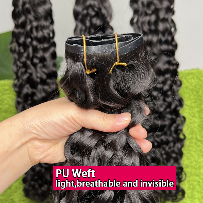 Накладные пряди из натуральных – обзор и цена Seamless Clip In Hair Extensions Human Hair