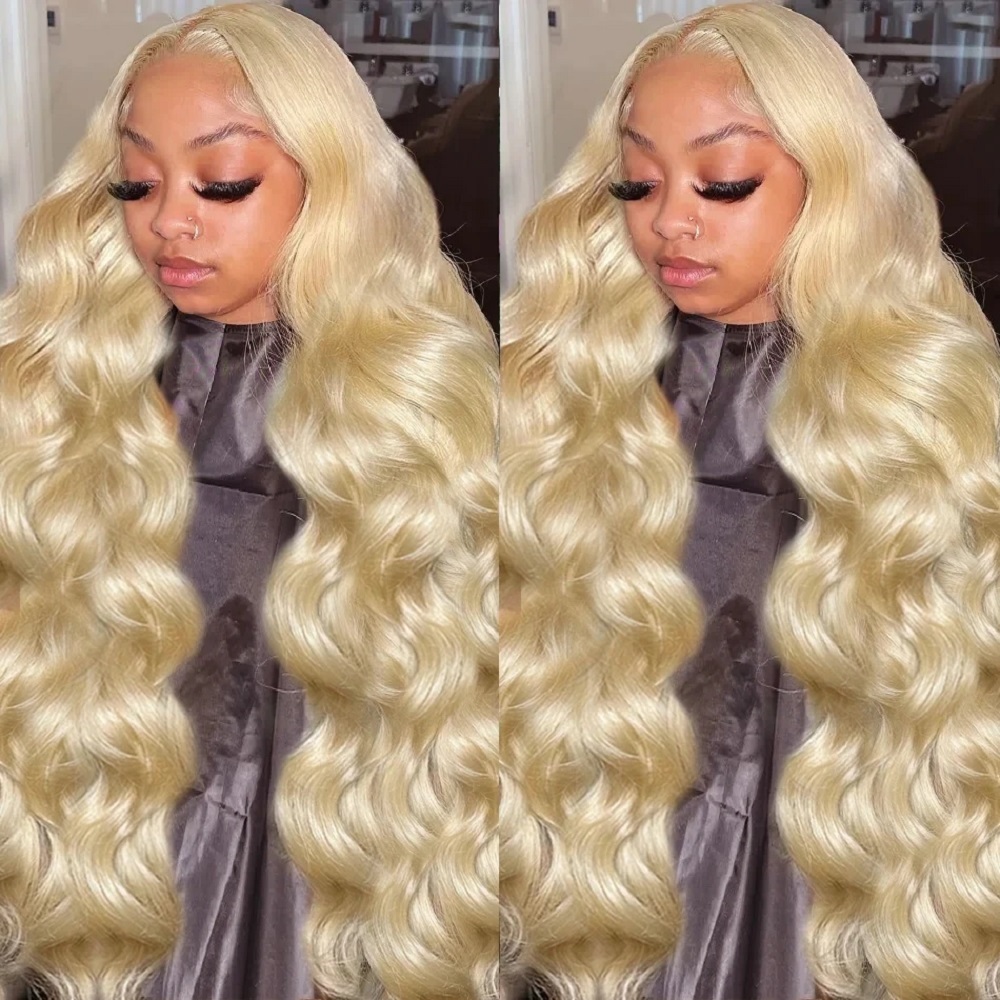46-дюймовые HD-парики из светл – обзор и цена 613 Blonde Body Wave Lace Front Wig
