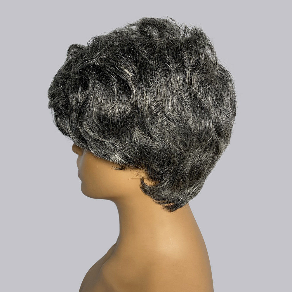 Парики из натуральных волос с  – обзор и цена Short Pixie Cut Wig Human Hair Cheap