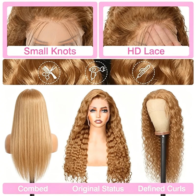 34 38 дюймов медовый блондин п – обзор и цена Lace Front Wigs