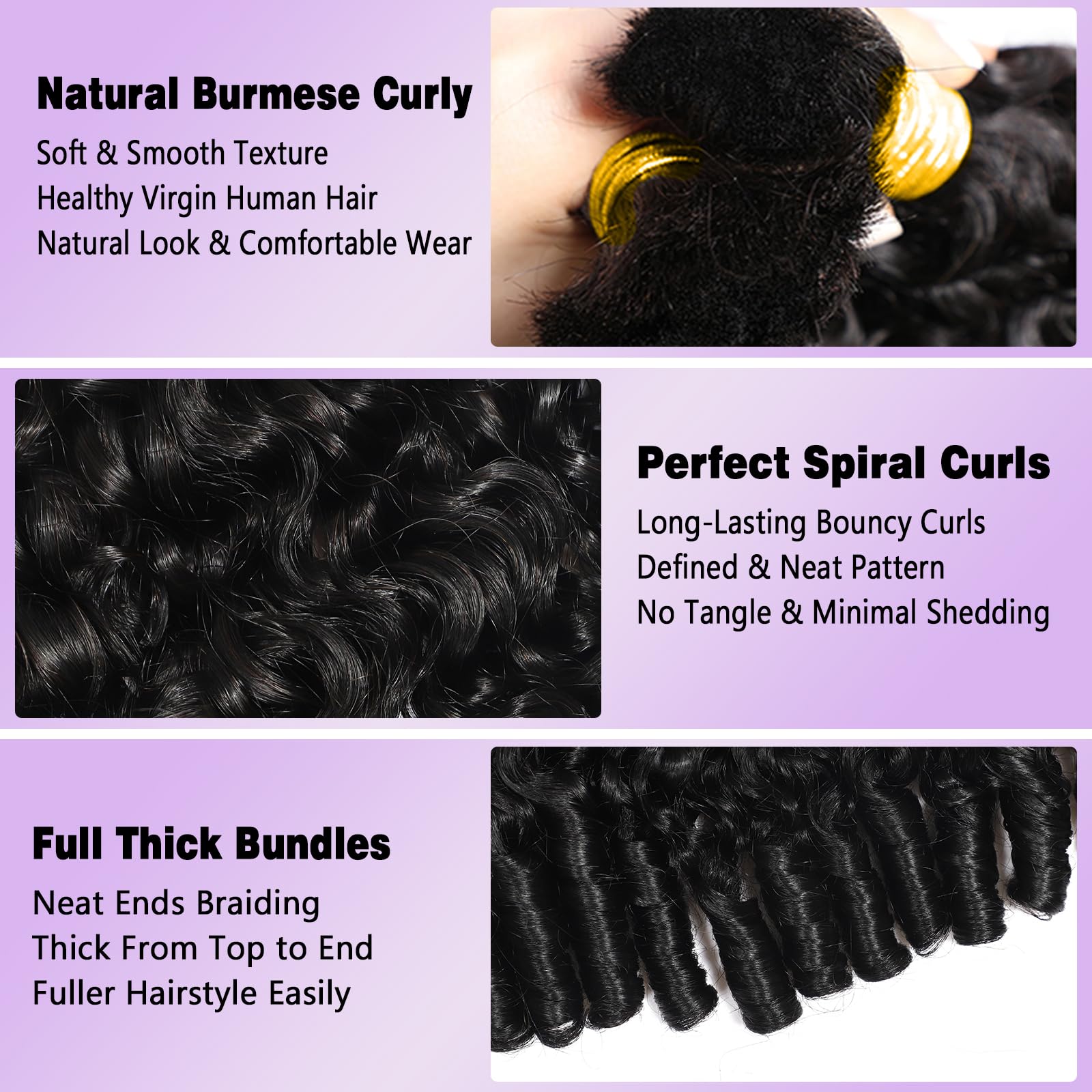 Натуральные волосы 12A для пле – обзор и цена Water Wave Bulk Human Hair For Braiding