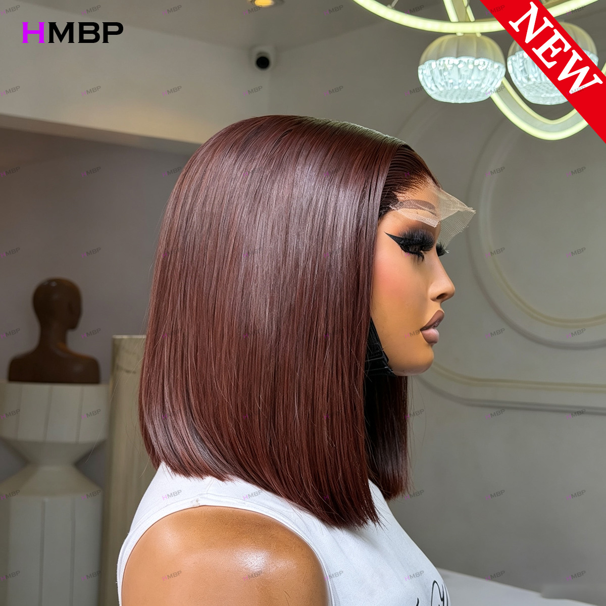 # 33 Темно-коричневый прямой п – обзор и цена Glueless Wear And Go Human Hair Wig
