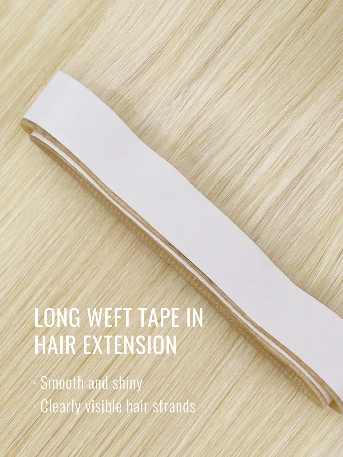 Moresoo Tape in Weft Наращиван – обзор и цена Invisible Tape In Extensions Real Hair