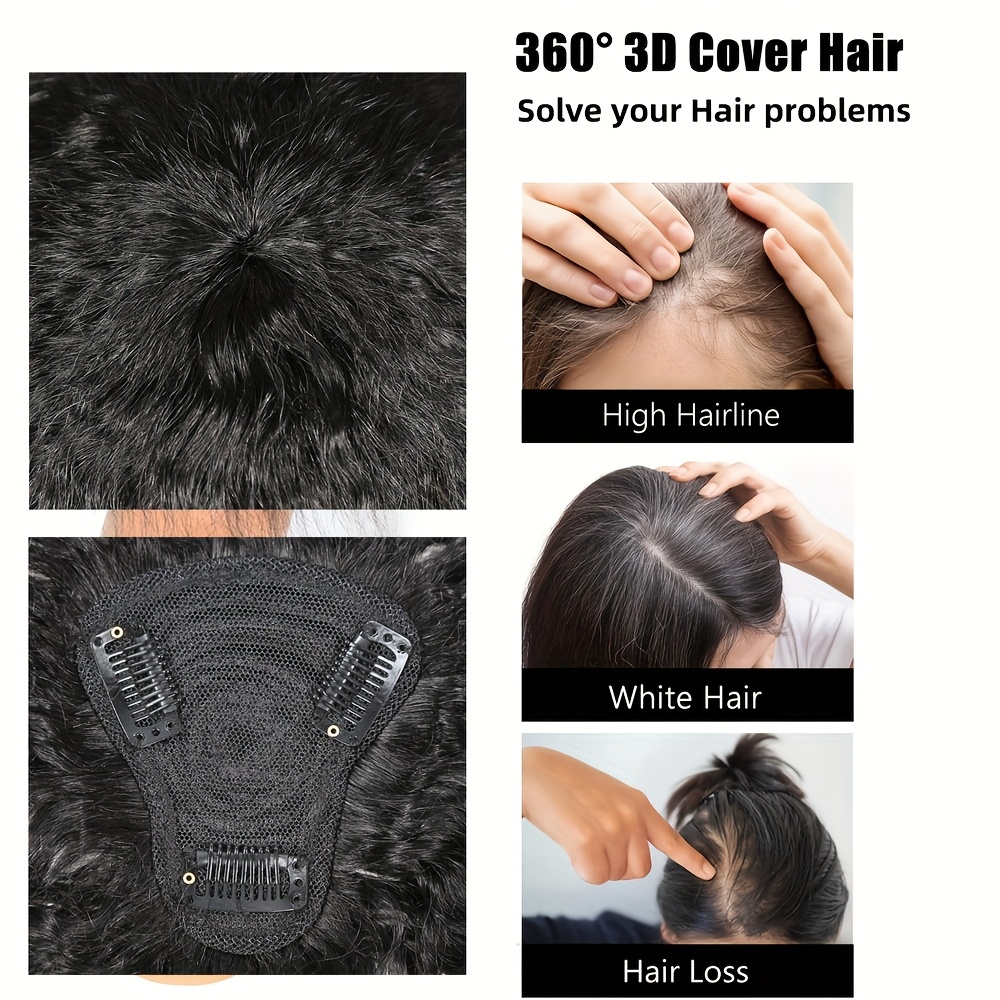 Кудрявые прямые волосы-топпер  – обзор и цена Hair Clips
