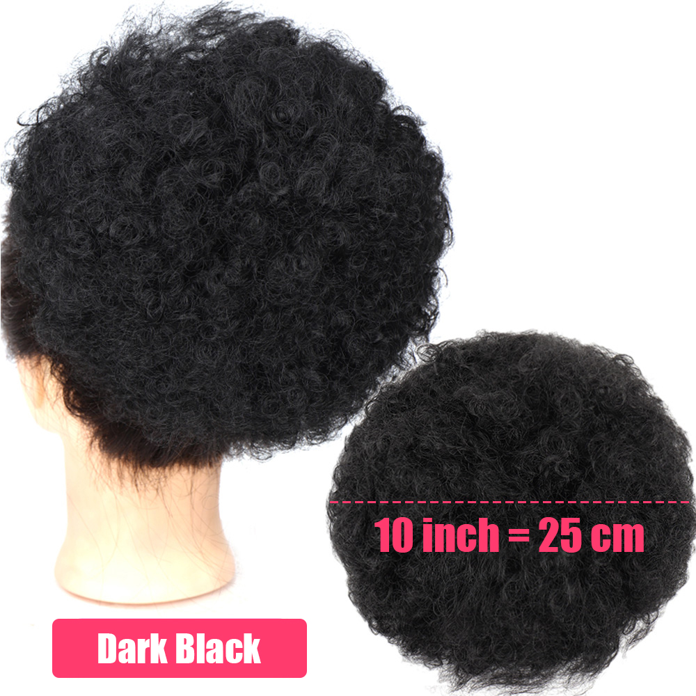 Синтетические 10-дюймовые боль – обзор и цена Drawstring Afro Curly Puff Ponytail