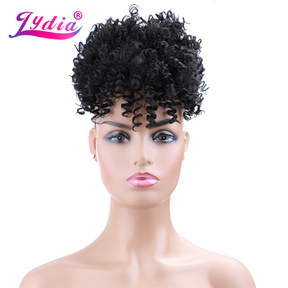 Синтетический высокий пышный а – обзор и цена Drawstring Afro Curly Puff Ponytail