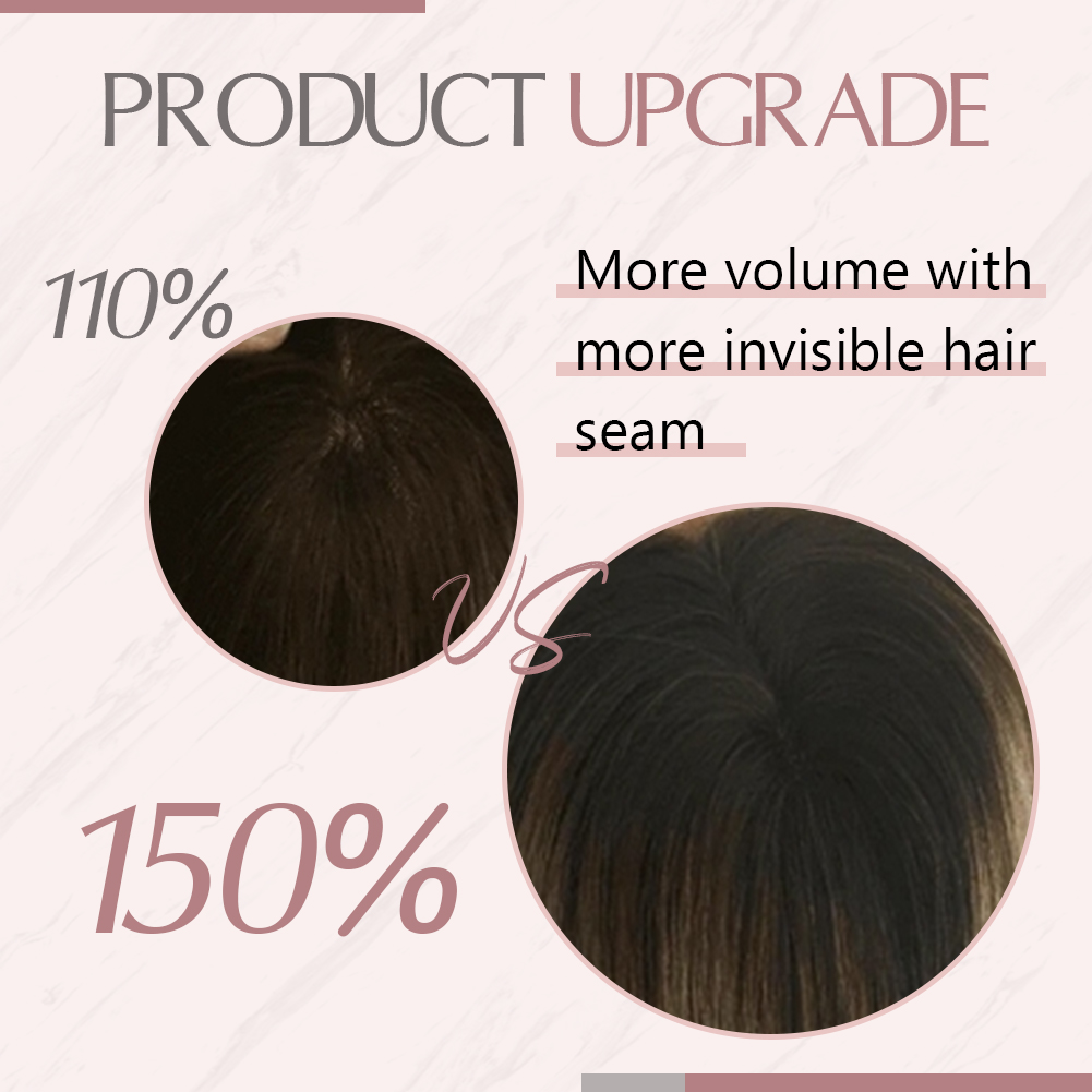 Топпер для волос Ugeat, натура – обзор и цена Invisible Tape In Extensions Real Hair