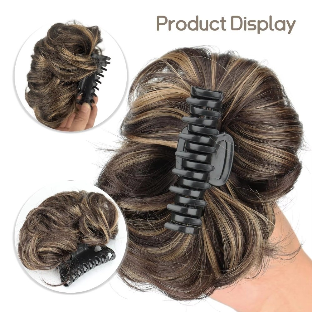 Заколка-краб для небрежного пу – обзор и цена Claw Clip Messy Bun Hair Piece