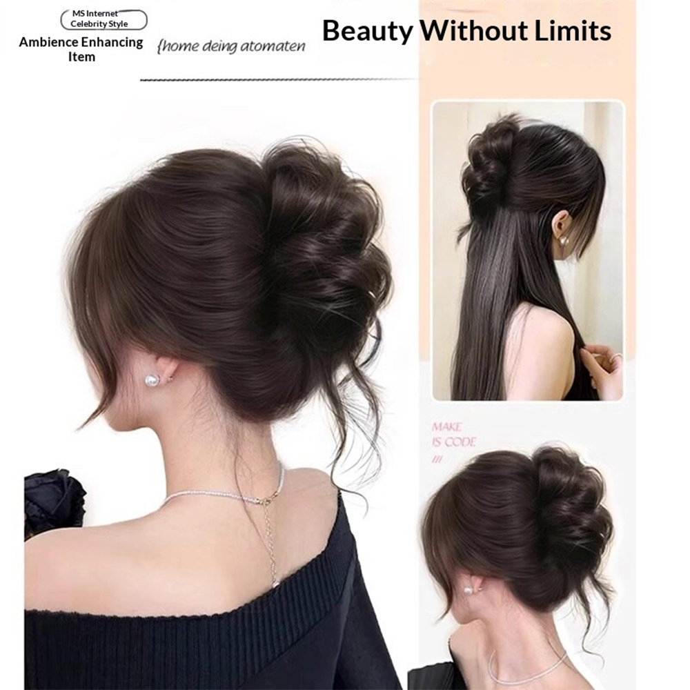 Элегантный накладной пучок-шин – обзор и цена Claw Clip Messy Bun Hair Piece