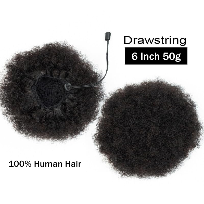 Афро-кудрявые пышные 100% чело – обзор и цена Drawstring Afro Curly Puff Ponytail